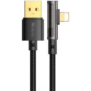 Hurtownia GSM - Sarokkábel Mcdodo Prism CA-3511 USB-A/Lightning, 1.8m (fekete) - MDD91 - {ean13} - Hurt