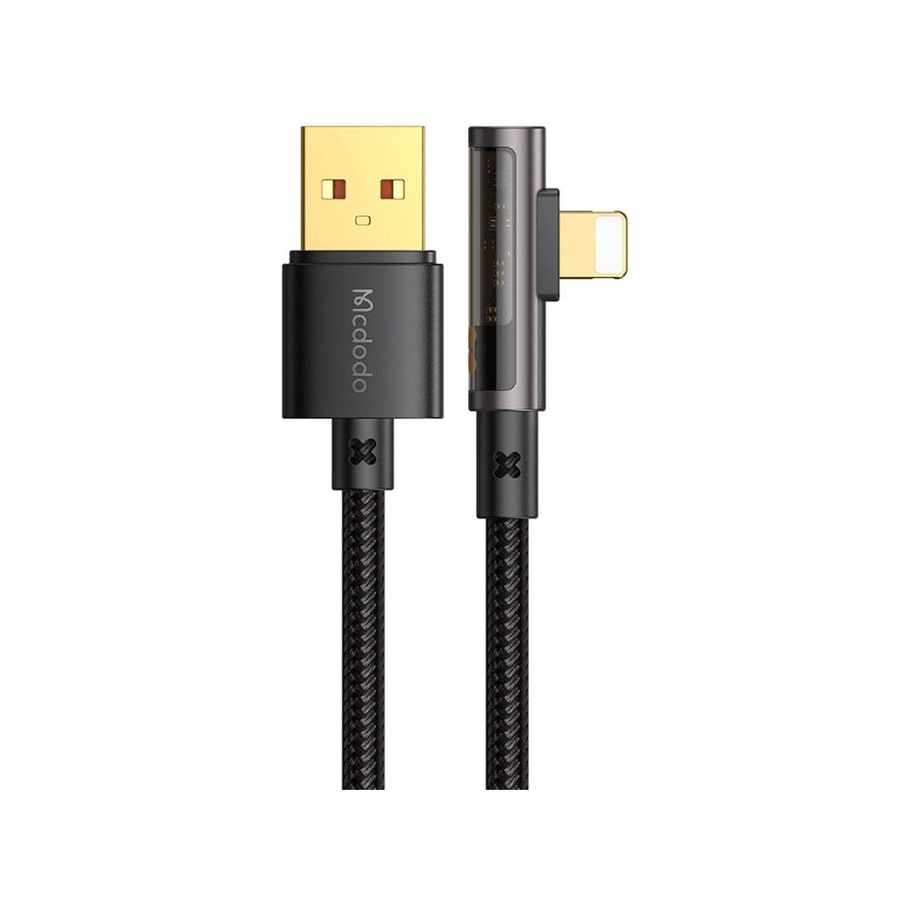 Hurtownia GSM - Kabel kątový Mcdodo Prism CA-3511 USB-A/Lightning, 1.8m (černý) - MDD91 - {ean13} - Hurt