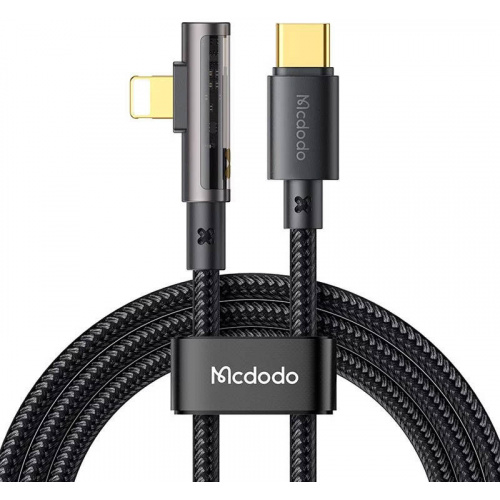 Hurtownia Mcdodo - 6921002633918 - MDD97 - Kabel kątowy Mcdodo Prism CA-3391 USB-C/Lightning 1.8m (czarny) - B2B homescreen