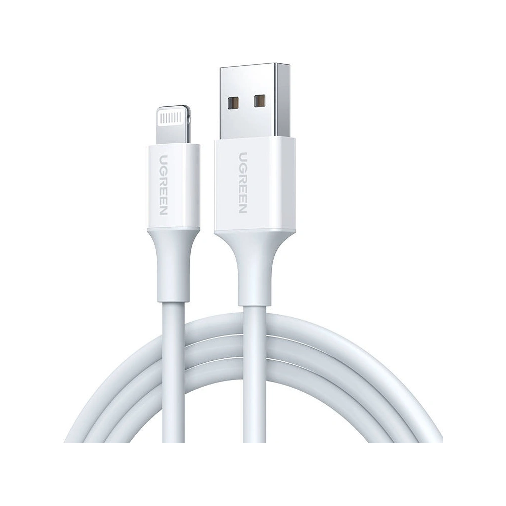 Hurtownia GSM - Kabel UGREEN US155 USB-A/Lightning 2.4A, 0.25m (weiß) - UGR1456 - {ean13} - Hurt