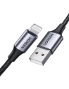 Kabel UGREEN US199 USB-A/Lightning 2.4A 1.5m (černý)