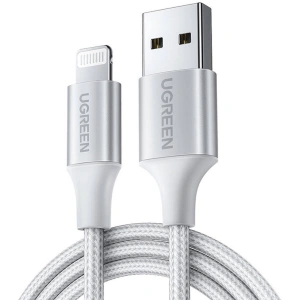 Hurtownia GSM - Kabel UGREEN US199 USB-A/Lightning 2.4A 2m (srebrny) - UGR1461 - {ean13} - Hurt
