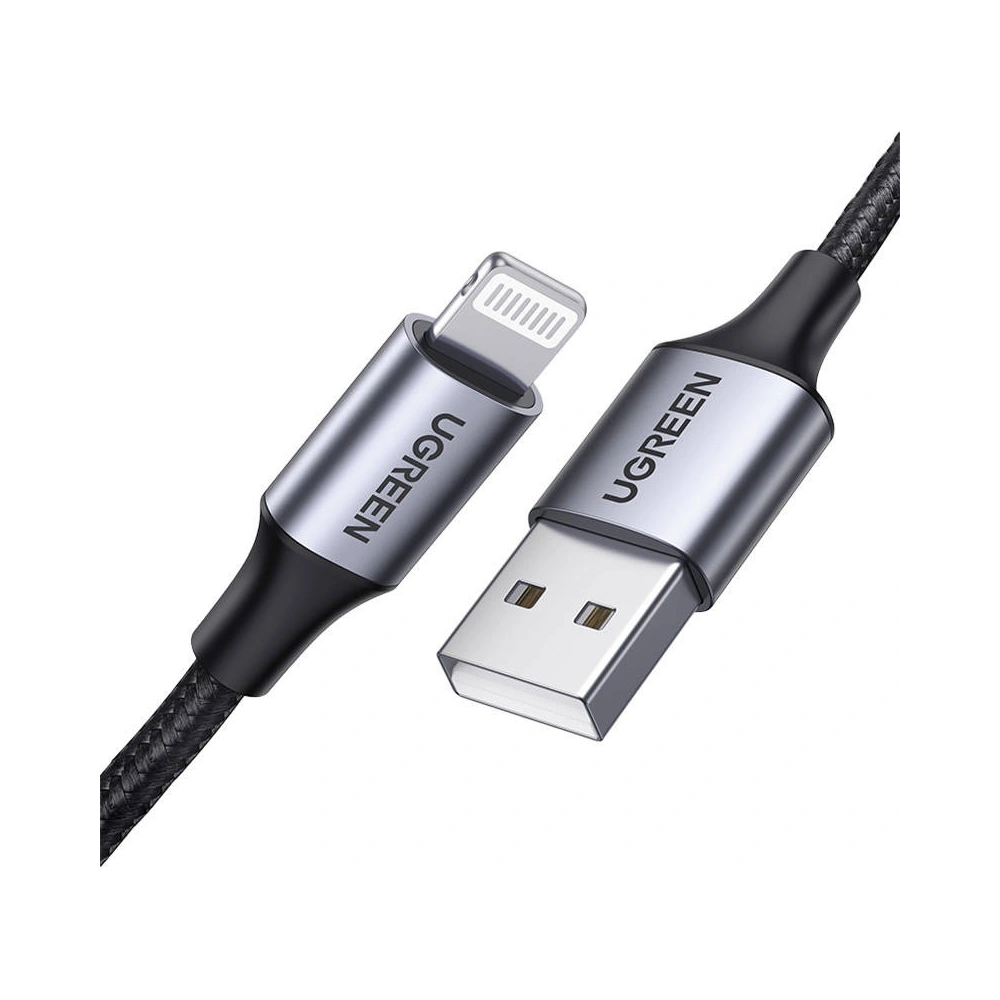 Hurtownia GSM - Kabel UGREEN US199 USB-A/Lightning 2.4A 2m (černý) - UGR1463 - {ean13} - Hurt