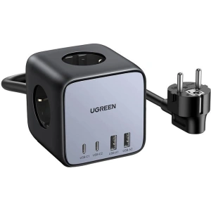 Wholesale UGREEN CD268 DigiNest Cube Power Strip, 65W, 1.8m (black) - UGR1464 - {ean13} - Hurt