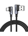Hurtownia GSM - Cablu unghiular UGREEN US176 USB-C/USB-A 3A, 3m (negru) - UGR1467 - {ean13} - Hurt