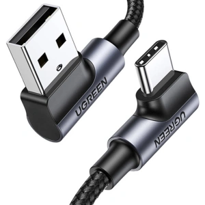 Hurtownia GSM - Kabel kątowy UGREEN US176 USB-C/USB-A 3A, 3m (czarny) - UGR1467 - {ean13} - Hurt