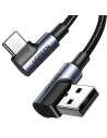 Hurtownia GSM - Cablu unghiular UGREEN US176 USB-C/USB-A 3A, 3m (negru) - UGR1467 - {ean13} - Hurt