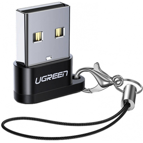 Ugreen Distributor - 6957303855681 - UGR1469 - UGREEN Adapter USB-C/USB-A 2.0 (black) - B2B homescreen