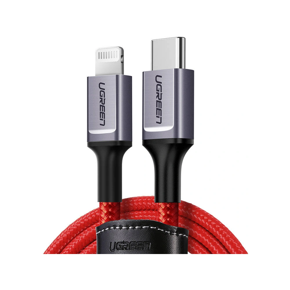 Hurtownia GSM - UGREEN USB-C/Lightning 1m kábel (piros) - UGR1473 - {ean13} - Hurt
