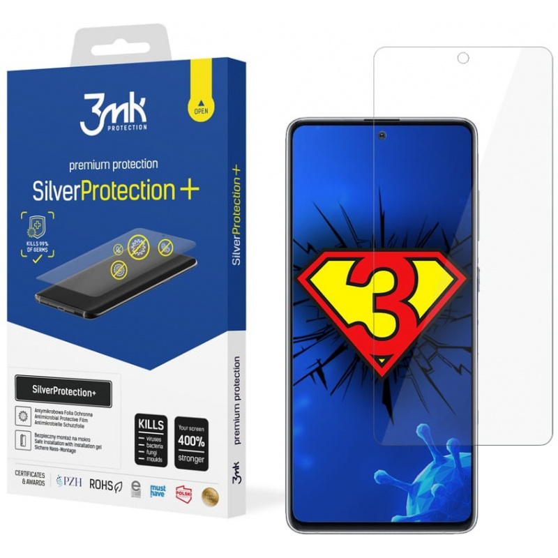 Hurtownia 3MK - 5903108302753 - OT-458 - [OUTLET] Antymikrobowa folia ochronna 3MK Silver Protect+ Huawei P30 Pro - B2B homescreen