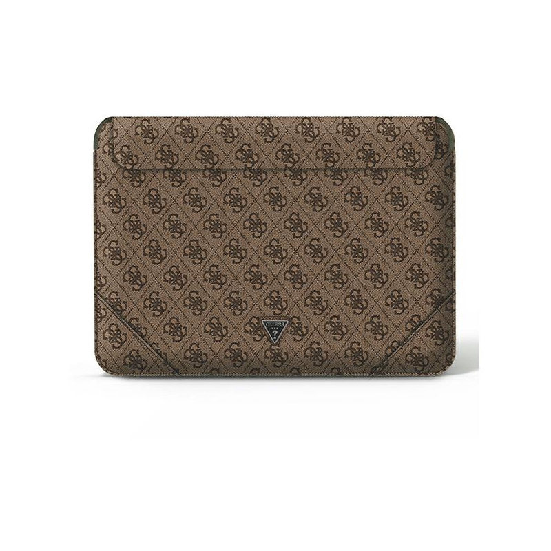 Guess Distributor - 3666339039967 - OT-467 - [OUTLET] Guess Sleeve GUCS14P4TW 13/14 inch brown 4G Uptown Triangle logo - B2B homescreen