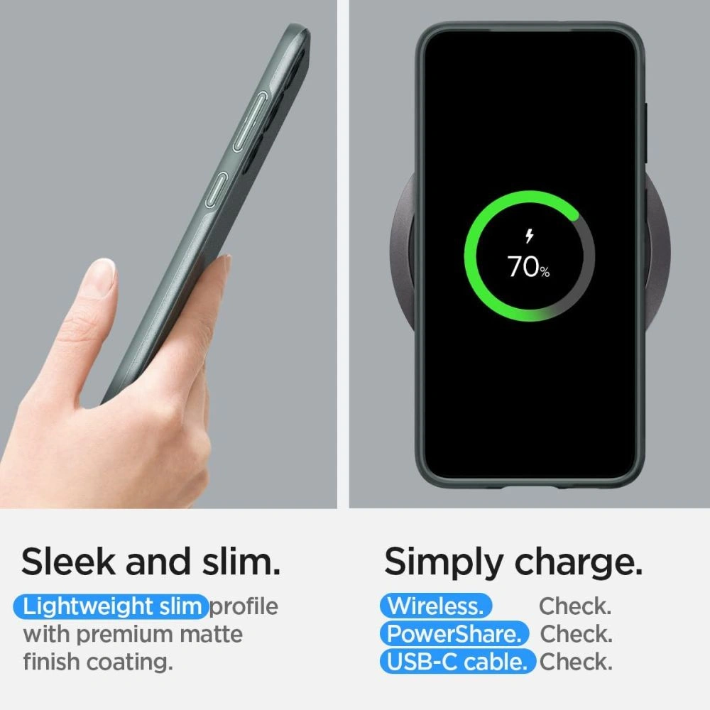 Wholesale Spigen Thin Fit Samsung Galaxy S23 Abyss Green - SPN2788 - {ean13} - Hurt