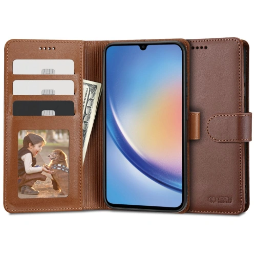Etui Tech-Protect Wallet Samsung Galaxy A34 5G Brown