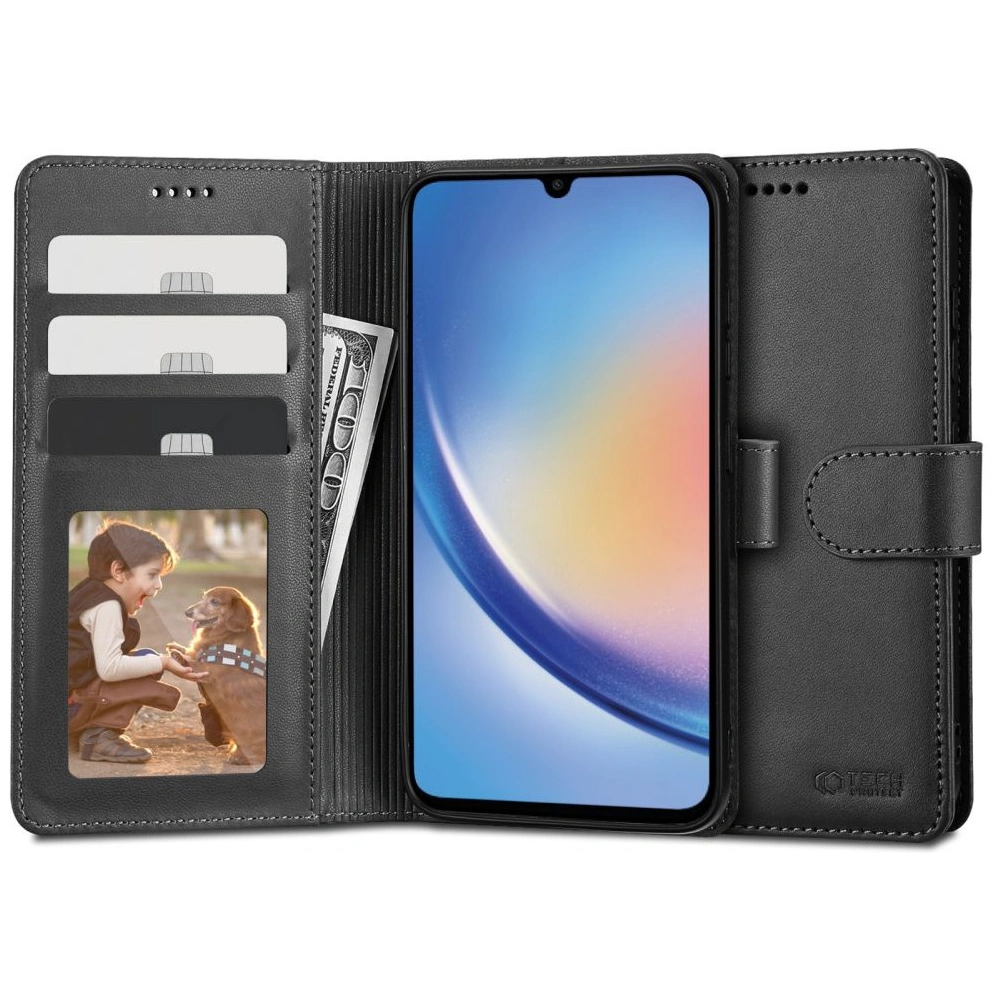 Hurtownia GSM - Etui Tech-Protect Wallet Samsung Galaxy A34 5G Fekete - THP1766 - {ean13} - Hurt