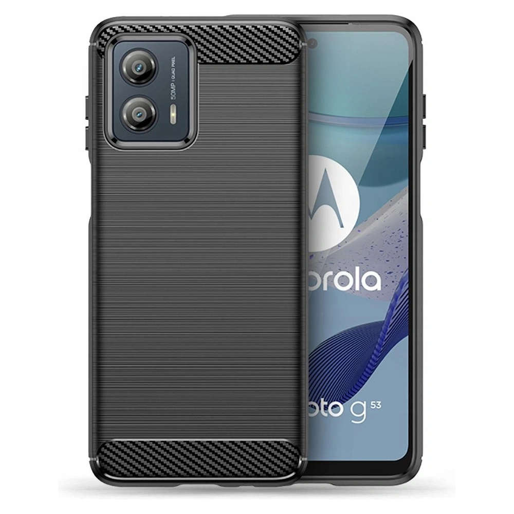 Hurtownia GSM - Etui Tech-Protect TPUCarbon Motorola Moto G53 5G Černé - THP1774 - {ean13} - Hurt
