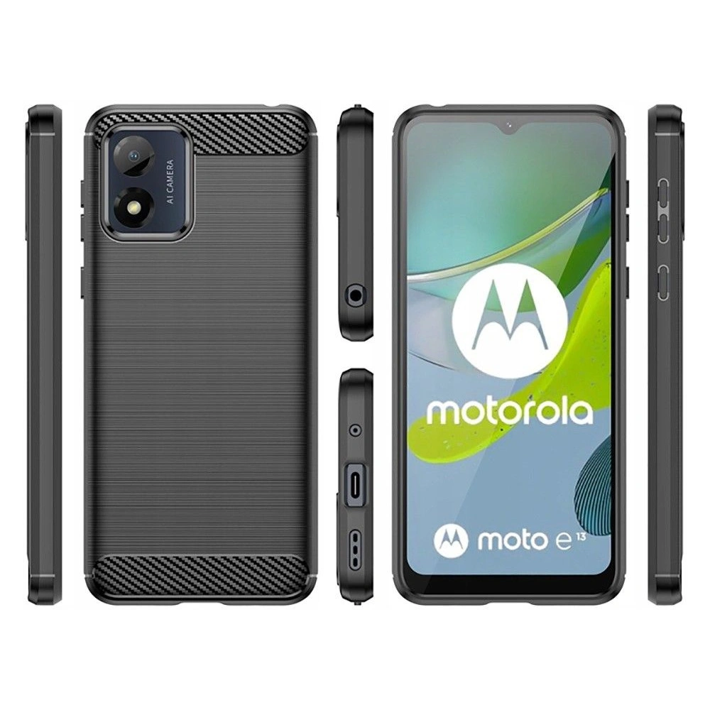 Hurtownia GSM - Tok Tech-Protect TPUCarbon Motorola Moto E13 Fekete - THP1775 - {ean13} - Hurt