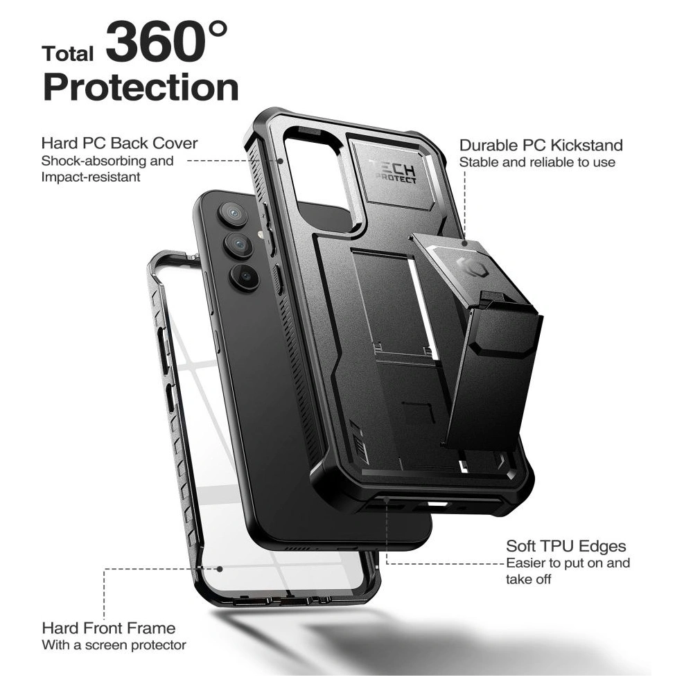 Hurtownia GSM - Etui Tech-Protect Kevlar Pro Samsung Galaxy A34 5G Fekete - THP1782 - {ean13} - Hurt