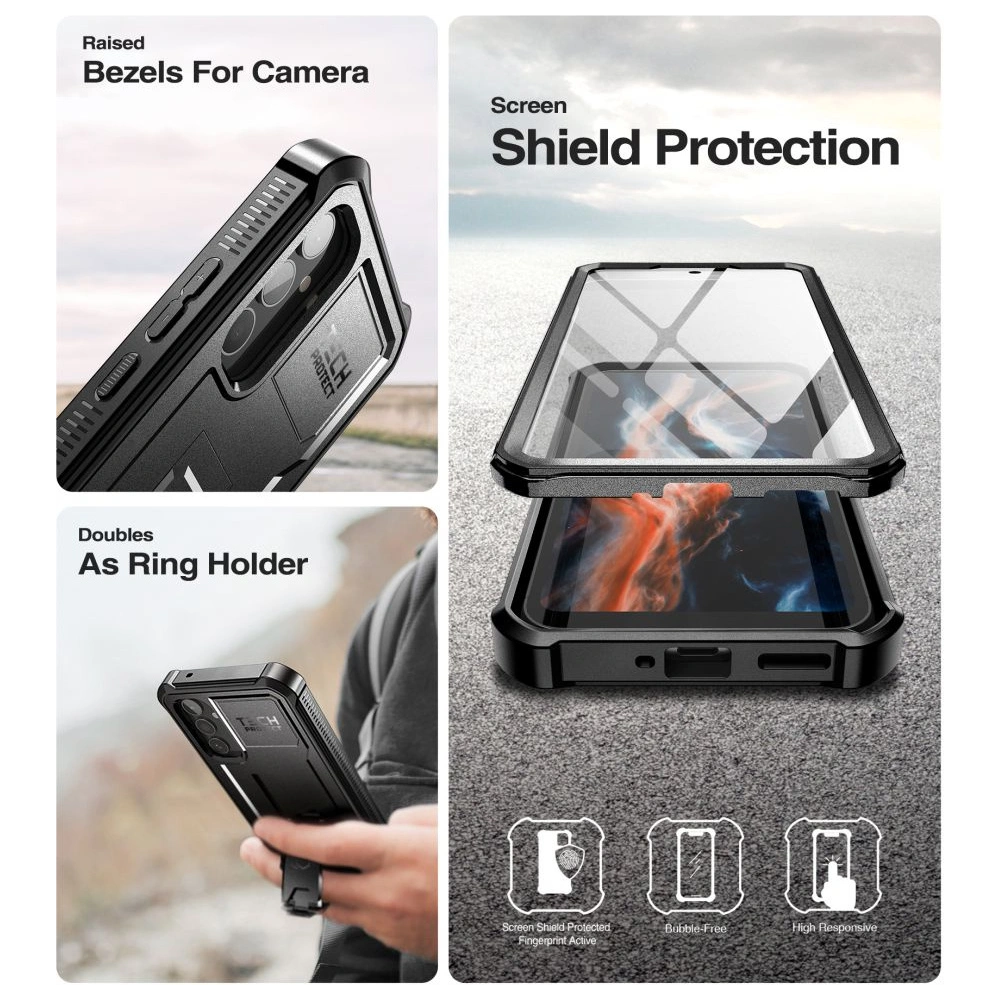 Hurtownia GSM - Etui Tech-Protect Kevlar Pro Samsung Galaxy A34 5G Fekete - THP1782 - {ean13} - Hurt