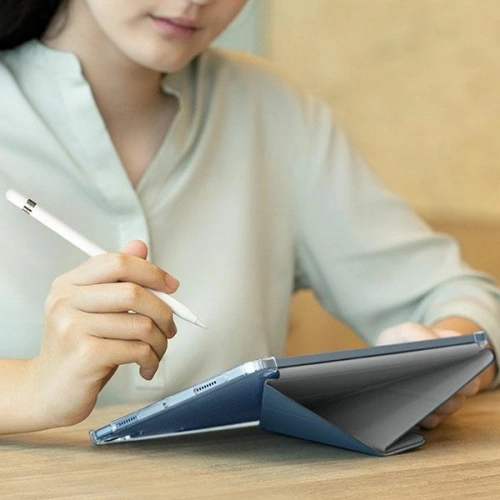 Etui UNIQ Camden Apple iPad 10.9" 2022 / 11" 2025 niebieski/northern blue Antimicrobial