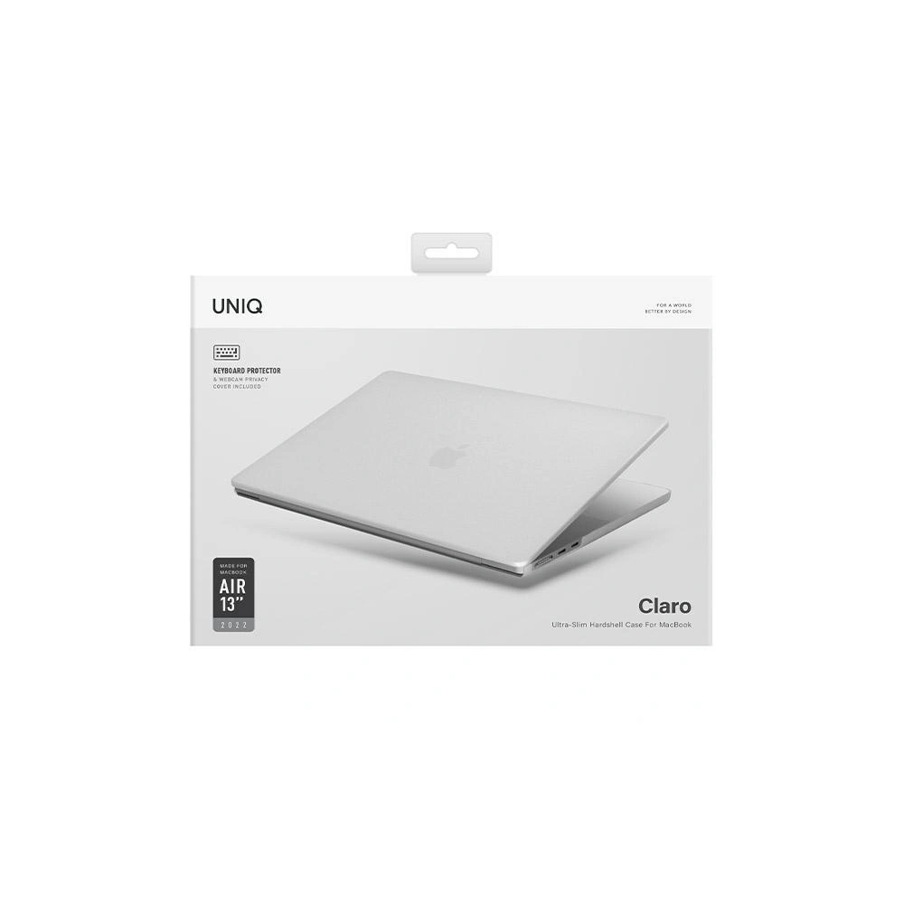 Hurtownia GSM - Etui UNIQ Claro Apple MacBook Air 13 2022 průhledný/dove matte clear - UNIQ859 - {ean13} - Hurt