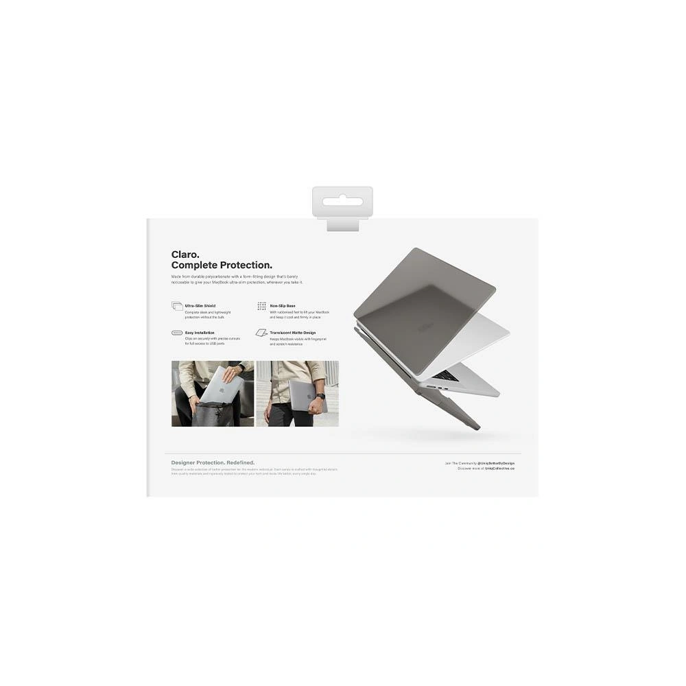 Hurtownia GSM - Etui UNIQ Claro Apple MacBook Air 13 2022 szürke/füstszürke - UNIQ860 - {ean13} - Hurt