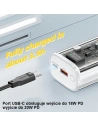 Hurtownia GSM - Powerbanka USAMS 9000mAh PD 20W QC3.0+PD Dual-Port Fast Charge bílá/bílá (US-CD189) - USA913 - {ean13} - Hurt