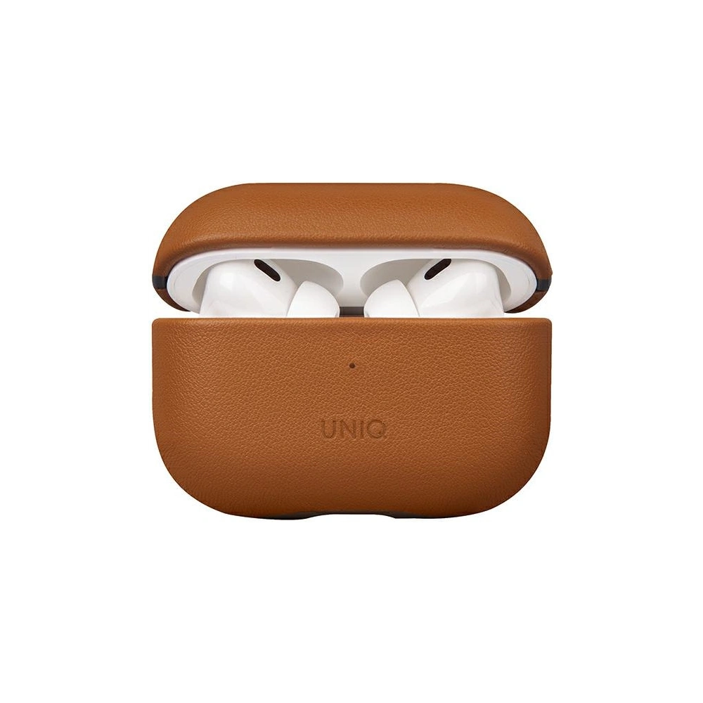 Etui UNIQ Terra Apple AirPods Pro 2 Genuine Leather brązowy/toffee brown