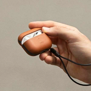 Etui UNIQ Terra Apple AirPods Pro 2 Genuine Leather brązowy/toffee brown