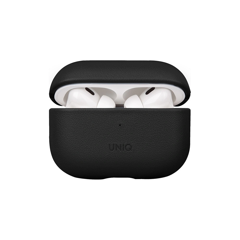 Hurtownia GSM - Etui UNIQ Terra Apple AirPods Pro 2 din piele autentică negru/dallas black - UNIQ868 - {ean13} - Hurt
