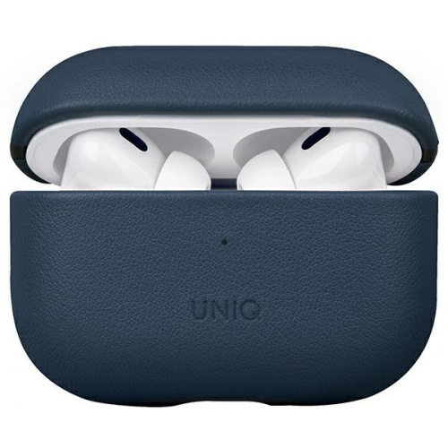 Uniq Distributor - 8886463683842 - UNIQ869 - UNIQ Terra Apple AirPods Pro 2 Genuine Leather space blue - B2B homescreen