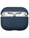 Etui UNIQ Terra Apple AirPods Pro 2 din piele naturală albastru/space blue