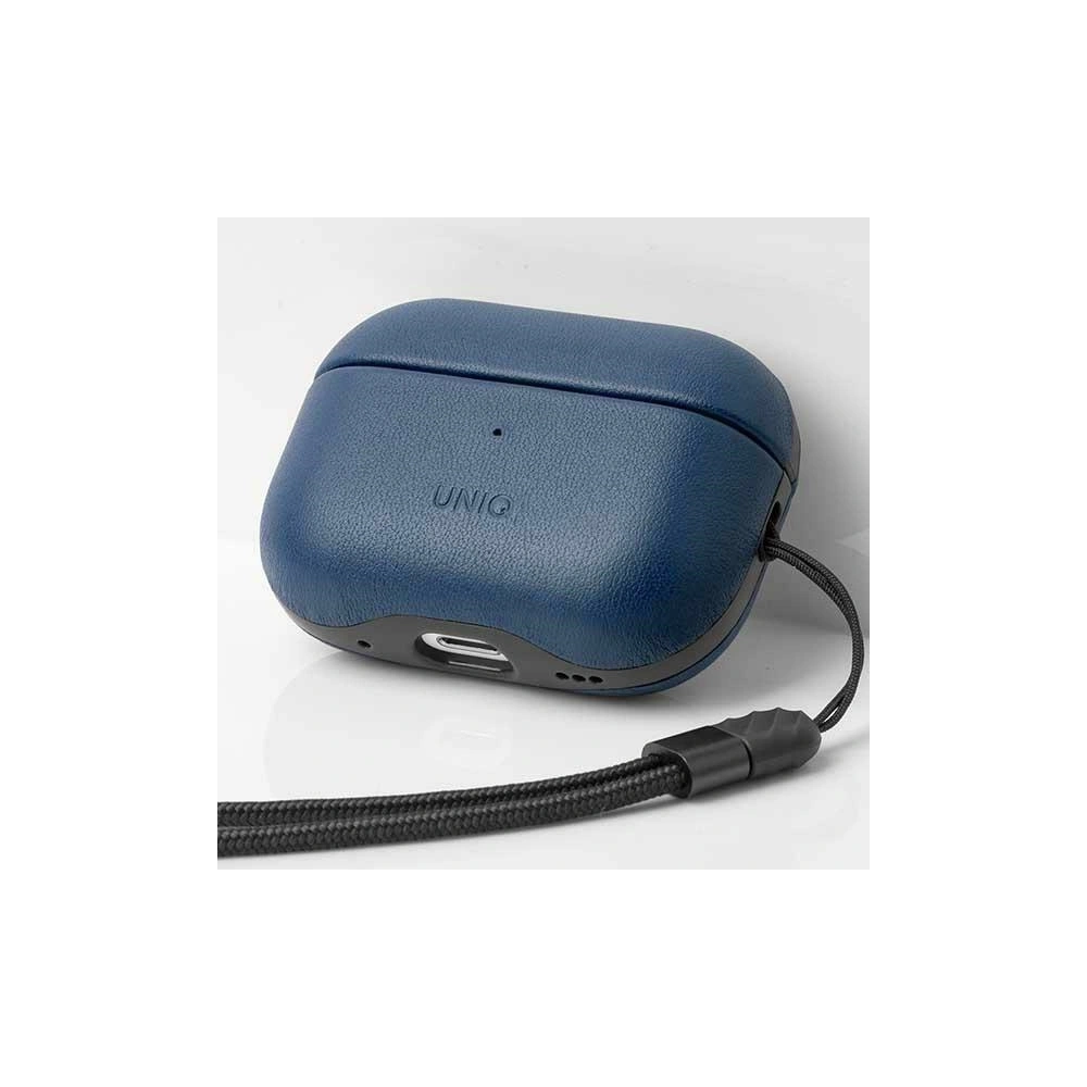 Hurtownia GSM - Etui UNIQ Terra Apple AirPods Pro 2 din piele naturală albastru/space blue - UNIQ869 - {ean13} - Hurt