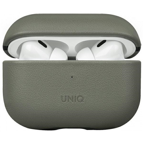 Uniq Distributor - 8886463683859 - UNIQ870 - UNIQ Terra Apple AirPods Pro 2 Genuine Leather lichen green - B2B homescreen
