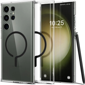 Hurtownia GSM - Etui Spigen Ultra Hybrid OneTap Ring MagSafe Samsung Galaxy S23 Ultra černé - SPN2789 - {ean13} - Hurt