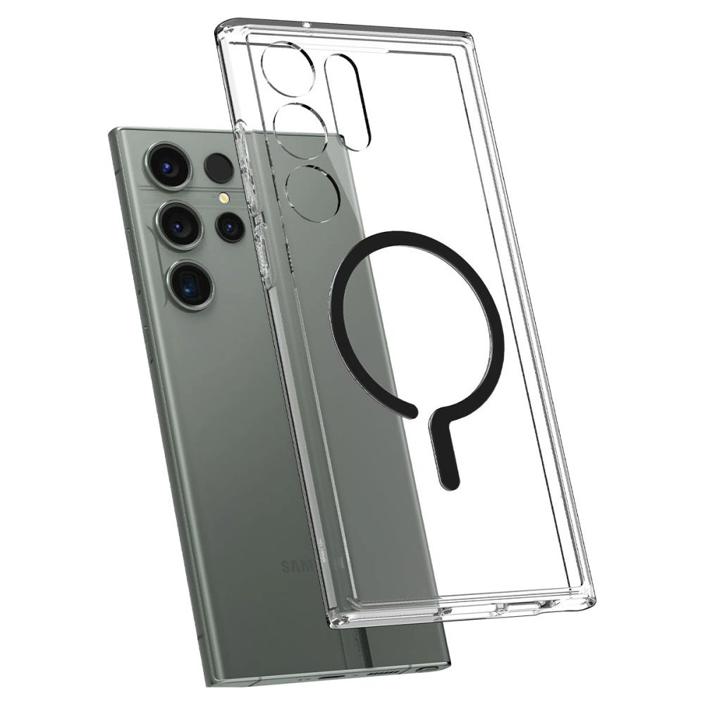 Hurtownia GSM - Etui Spigen Ultra Hybrid OneTap Ring MagSafe Samsung Galaxy S23 Ultra Black - SPN2789 - {ean13} - Hurt