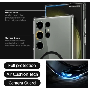 Wholesale Spigen Ultra Hybrid OneTap Ring MagSafe Samsung Galaxy S23 Ultra Black - SPN2789 - {ean13} - Hurt