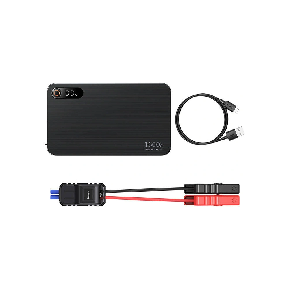 Hurtownia GSM - Powerbank / Starthilfe Baseus Super Energy PRO Auto-Starthilfe, 1600A, USB (schwarz) - BSU3977 - {ean13} - Hurt