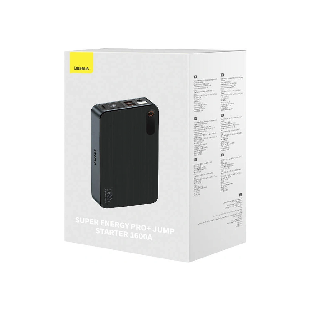 Hurtownia GSM - Powerbank / Starthilfe Baseus Super Energy PRO Auto-Starthilfe, 1600A, USB (schwarz) - BSU3977 - {ean13} - Hurt