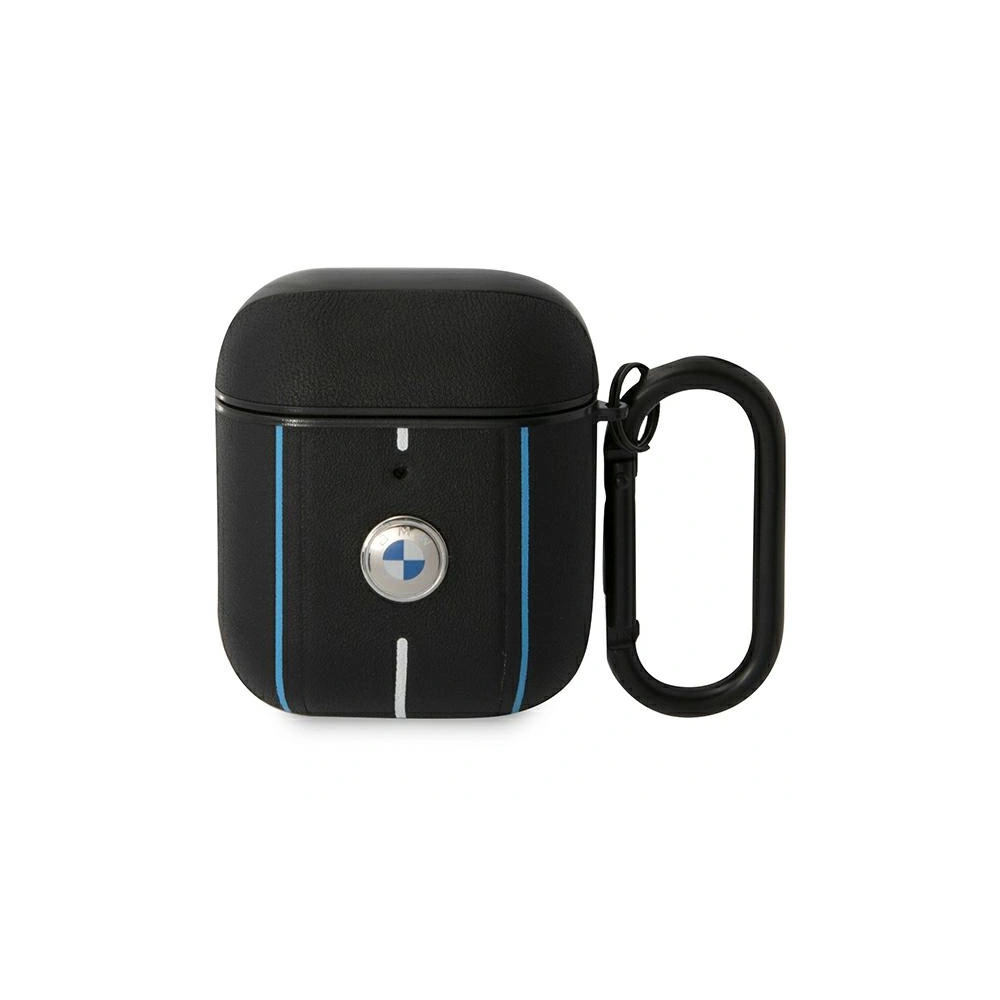 Hurtownia GSM - BMW Apple Case BMA222RVSK AirPods 2/1 schwarz/schwarz Leder Color Lines - BMW345 - {ean13} - Hurt