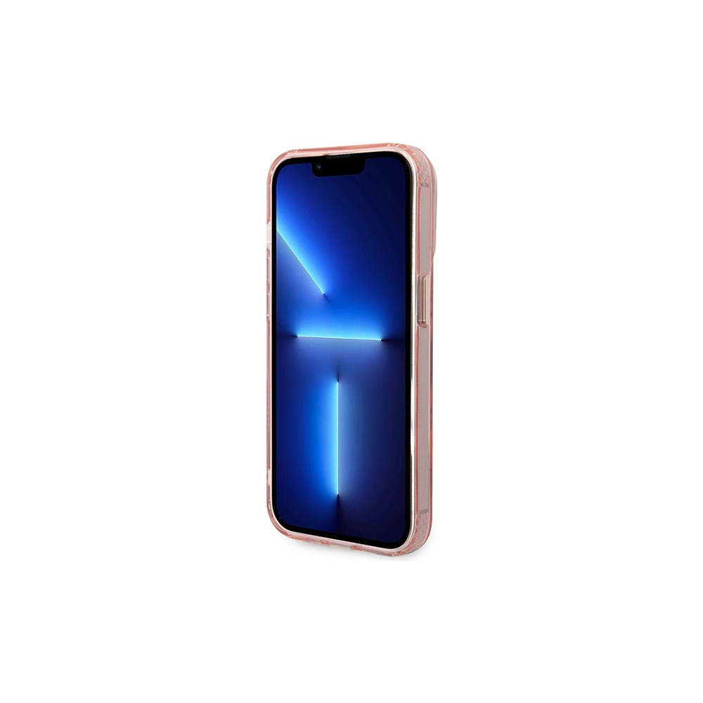 Hurtownia GSM - Etui Guess GUHMP14XHTCMP Apple iPhone 14 Pro Max roz cu auriu transparent marginea MagSafe - GUE2429 - {ean13} - Hurt