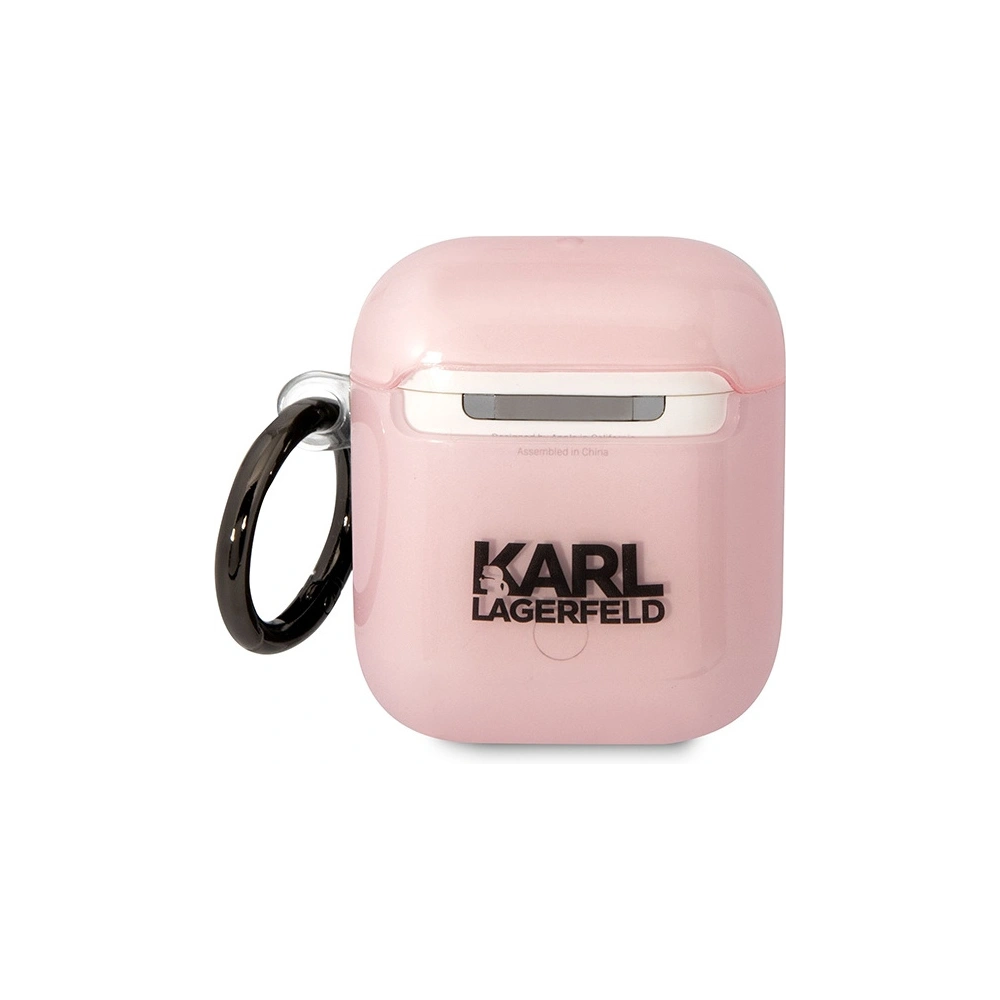 Hurtownia GSM - Etui Karl Lagerfeld KLA2HNCHTCP Apple AirPods 2/1 rózsaszín/pink Ikonik Choupette - KLD1498 - {ean13} - Hurt