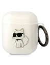 Etui Karl Lagerfeld KLA2HNCHTCT Apple AirPods 2/1 átlátszó Ikonik Choupette