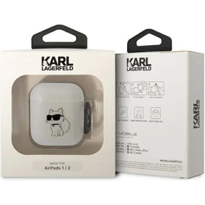 Hurtownia GSM - Etui Karl Lagerfeld KLA2HNCHTCT Apple AirPods 2/1 průhledný Ikonik Choupette - KLD1499 - {ean13} - Hurt