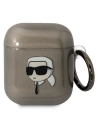 Etui Karl Lagerfeld KLA2HNIKTCK Apple AirPods 2/1 czarny/black Karl`s Head