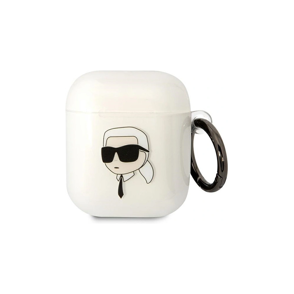 Hurtownia GSM - Karl Lagerfeld Apple Case KLA2HNIKTCT AirPods 2/1 transparent Karl`s Head - KLD1501 - {ean13} - Hurt
