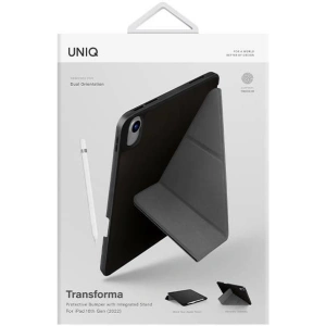 Hurtownia GSM - Etui UNIQ Transforma Apple iPad 10.9 2022 (10. generációs) Antimikrobiális fekete/ebony black - UNIQ871 - {ean13} - Hurt