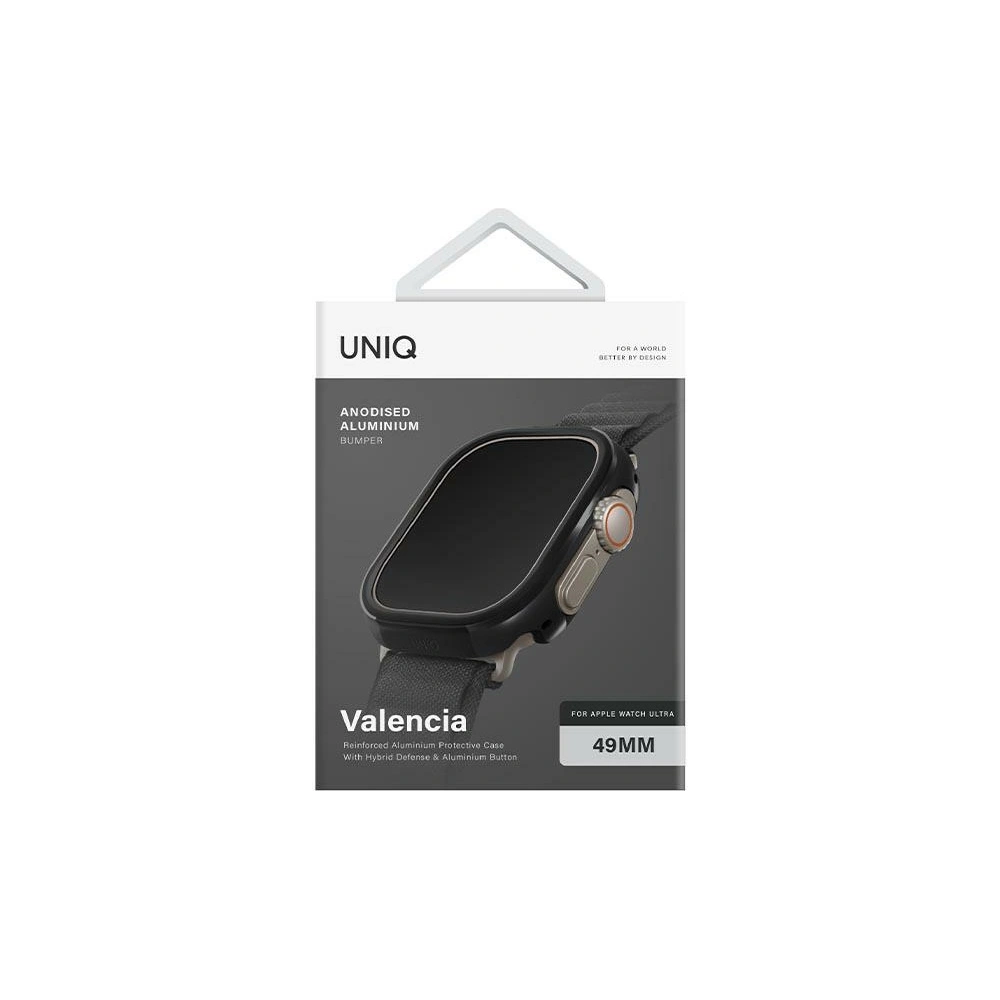 Hurtownia GSM - Etui UNIQ Valencia Apple Watch Ultra 49mm černý/midnight black - UNIQ872 - {ean13} - Hurt