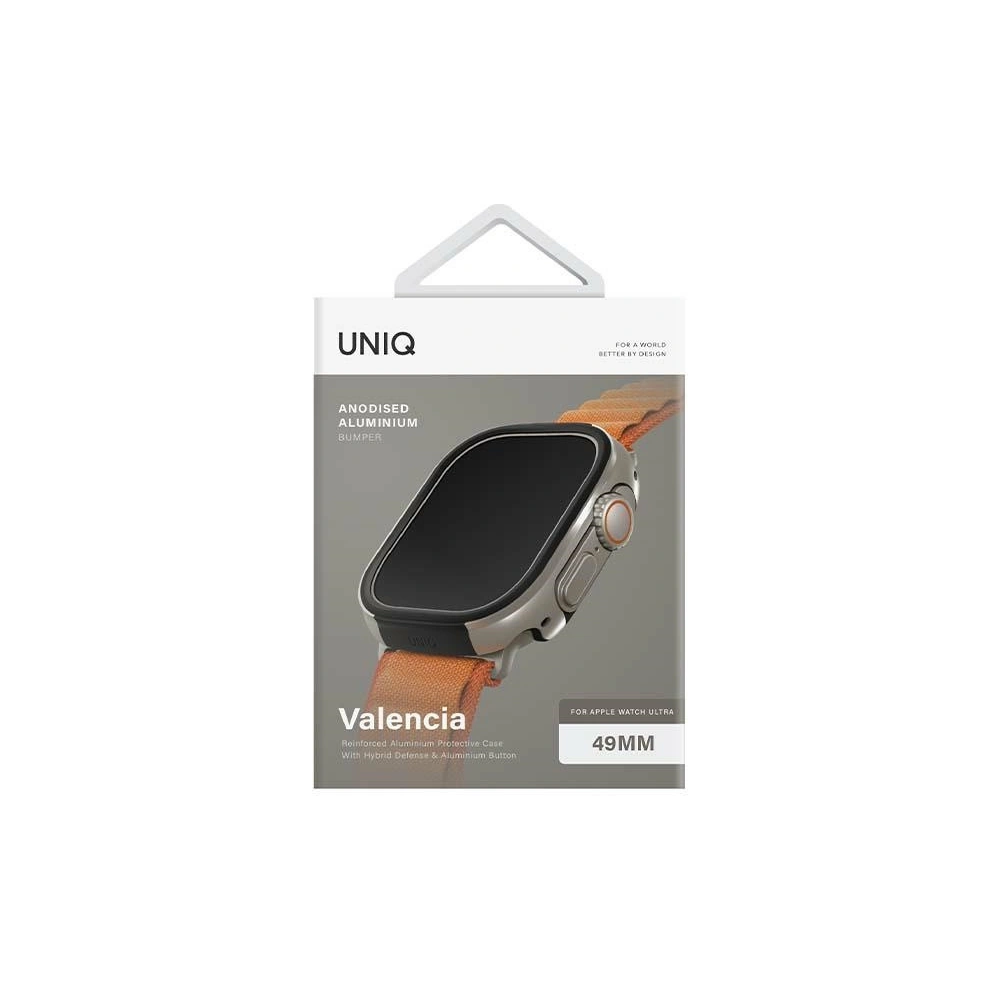 Wholesale UNIQ Valencia case Apple Watch Ultra 49mm silver/titanium silver - UNIQ873 - {ean13} - Hurt