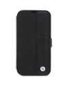 Hurtownia GSM - Etui BMW BMBKP14X22RDPK Apple iPhone 14 Pro Max fekete/black könyvtok Bőr Textúrázott&Sávos - BMW349 - {ean13} - Hurt