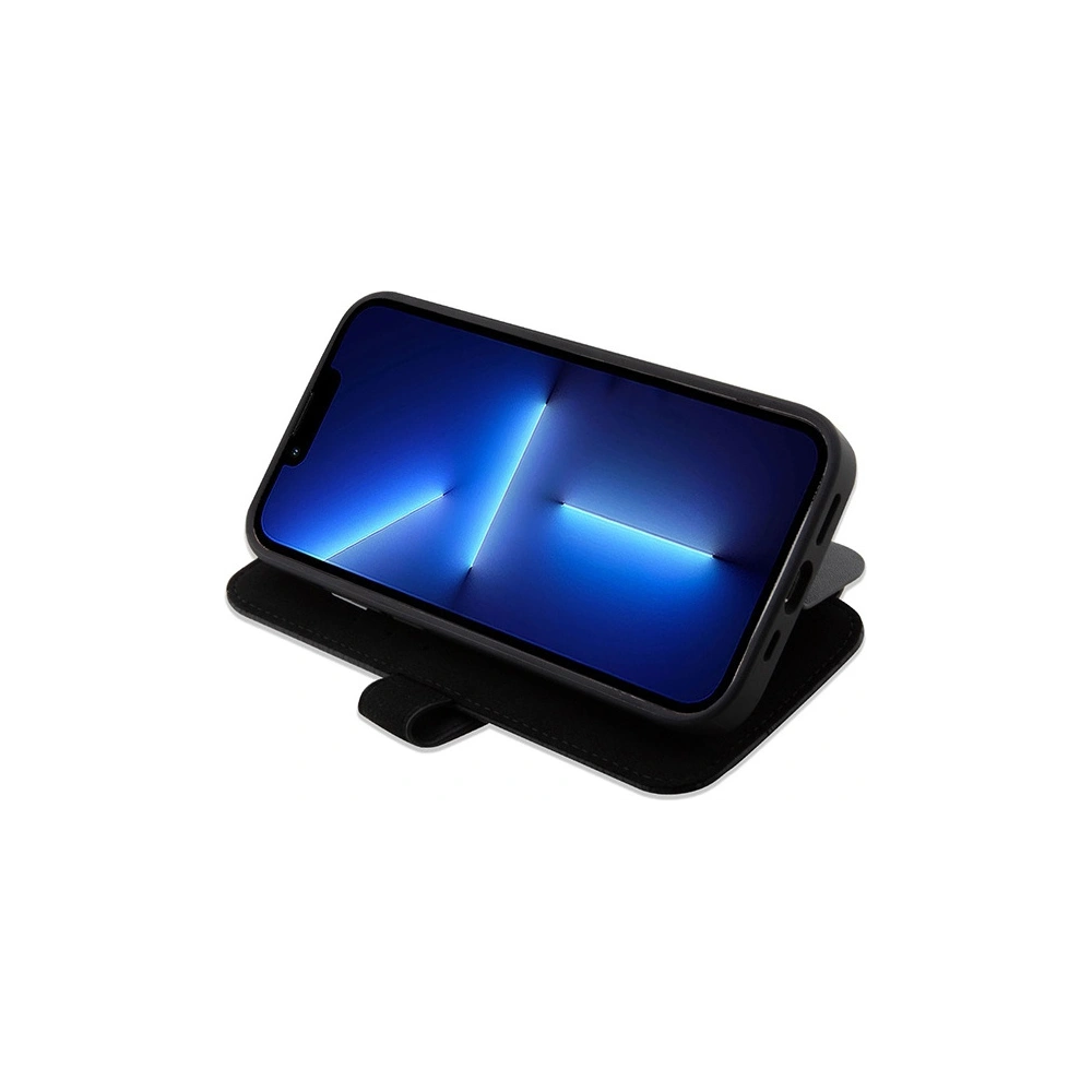 Hurtownia GSM - Etui BMW BMBKP14X22RDPK Apple iPhone 14 Pro Max fekete/black könyvtok Bőr Textúrázott&Sávos - BMW349 - {ean13} - Hurt